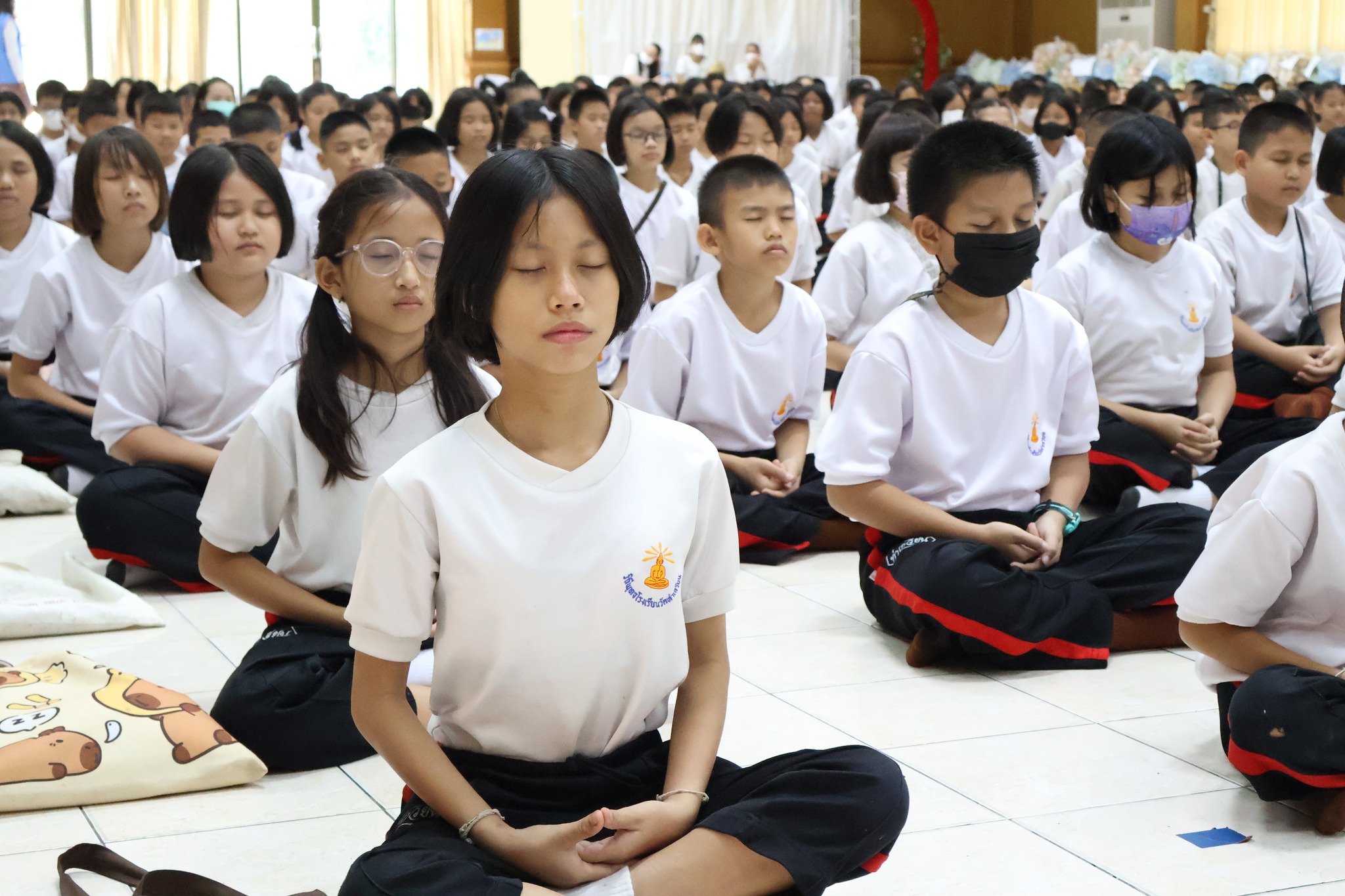 กิจกรรมวันธรรมสวนะ และค่ายธรรมะ นักเรียนระดับชั้นประถมศึกษาปีที่ 5 ประจำปีการศึกษา 2568